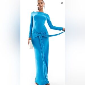 ASOS tie front dress